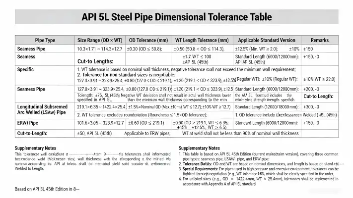 API 5L Gr.B carbon steel seamless pipe