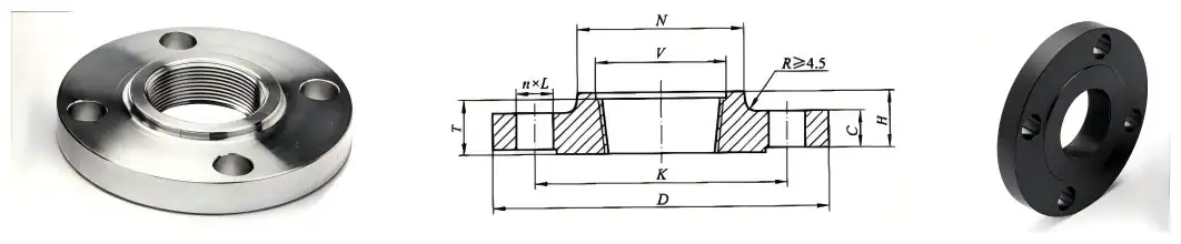 thread flange DIN thread flange DIN